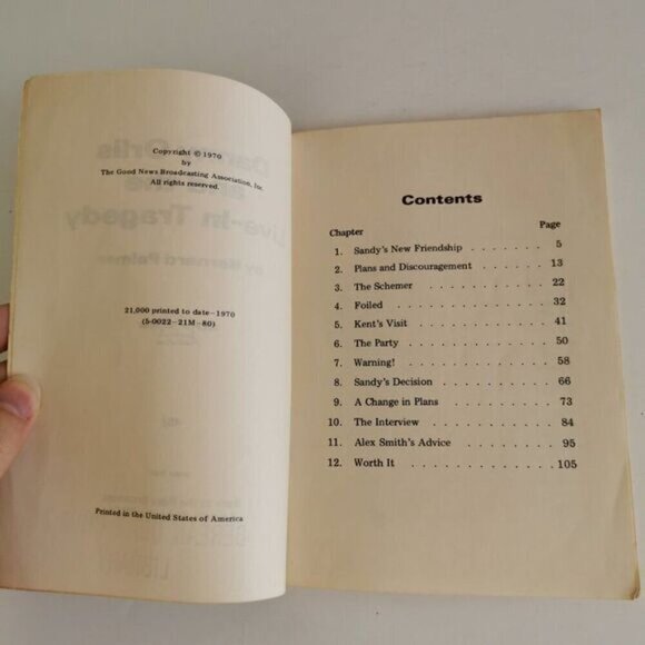 1970 Danny Orlis Paperback Book - Ex-Library - Bernard Palmer Young Christian - Picture 5 of 8